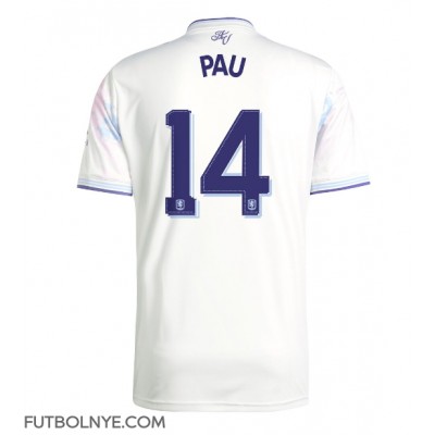 Camiseta Aston Villa Pau Torres #14 Tercera Equipación 2025-26 manga corta Camiseta Aston Villa Pau Torres #14 Tercera Equipación 2025-26 manga corta